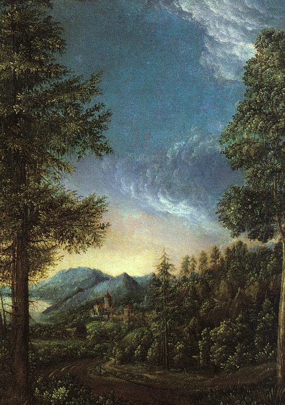 View of the Danube Valley near Regensburg, Albrecht Altdorfer